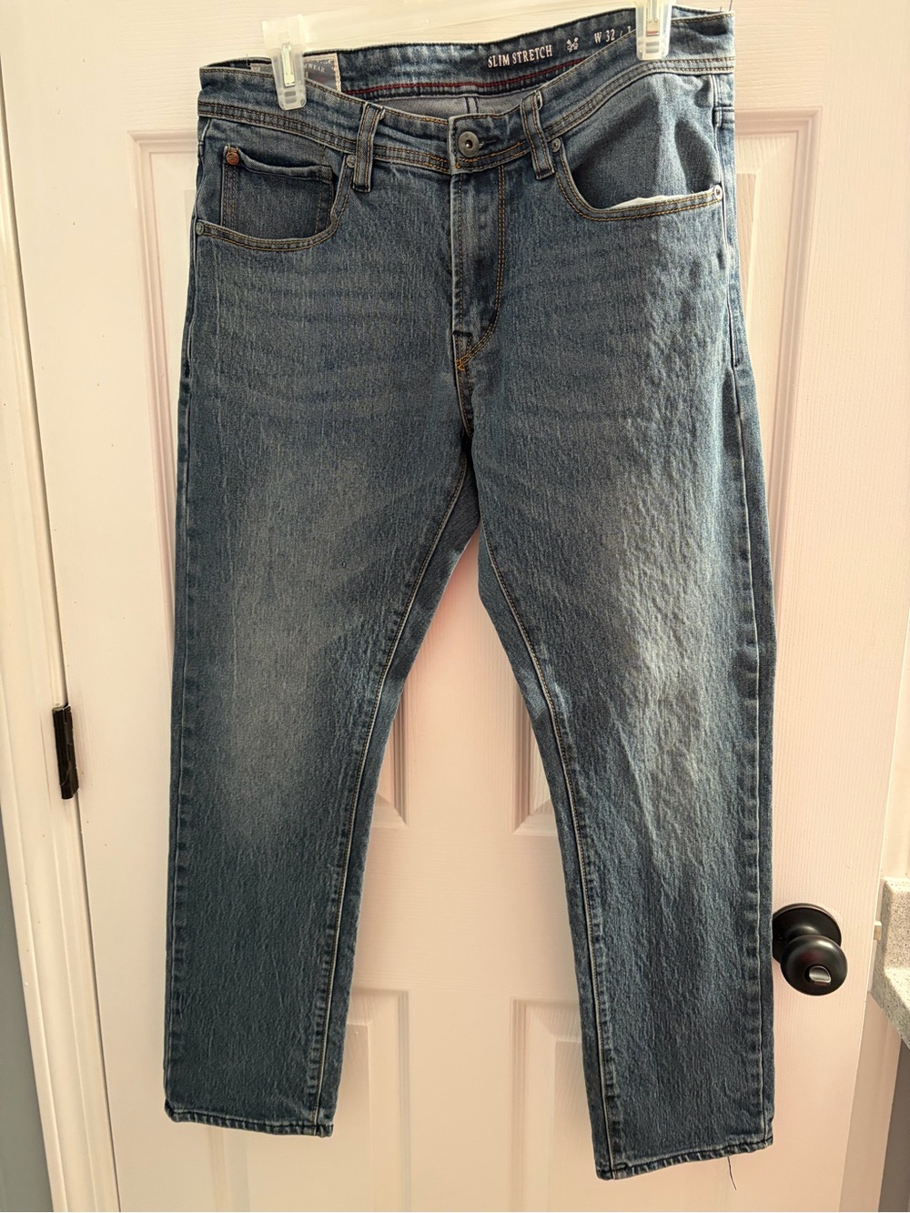 MBX Slim Stretch Men's Jeans - Blue 32x30